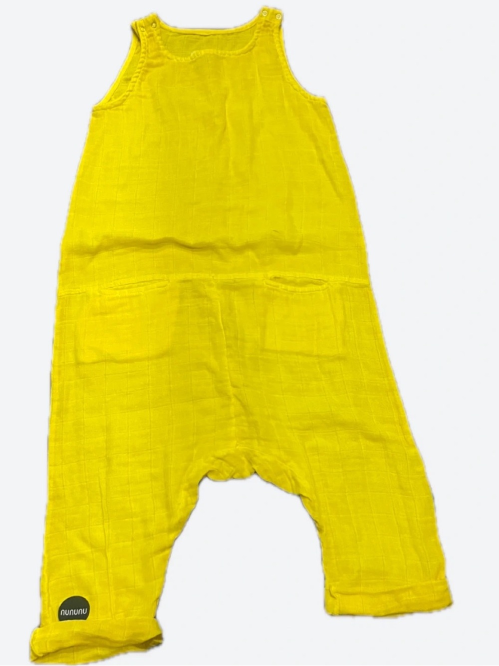 nununu Yellow Sleeveless Romper Top